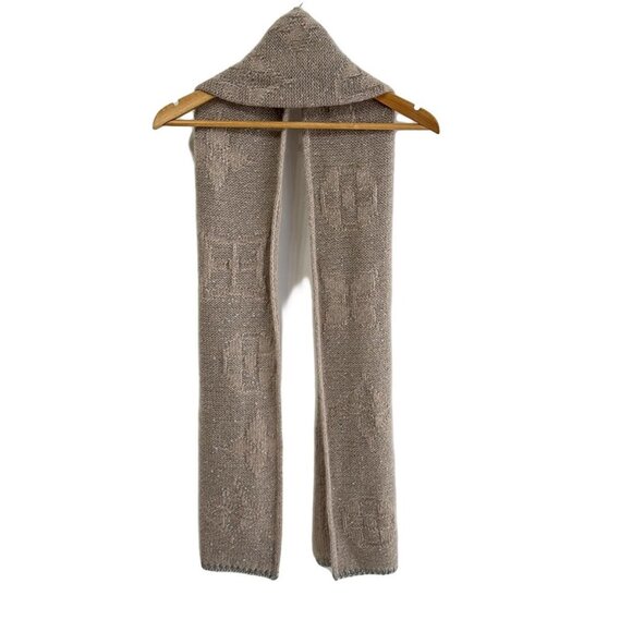 Auth LOUIS VUITTON Echarpe Monogram Sunset M75096 Beige - Unconfirmed Scarf - Picture 8 of 10